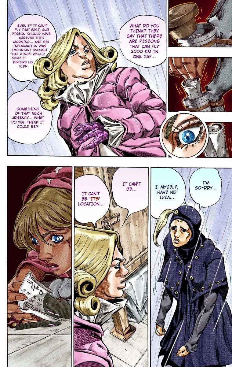 JoJo's Bizarre Adventure Part 7 - Steel Ball Run (Official Colored) Chapter 36 page 39 - Chapter 36: The Green Tombstone Part 1