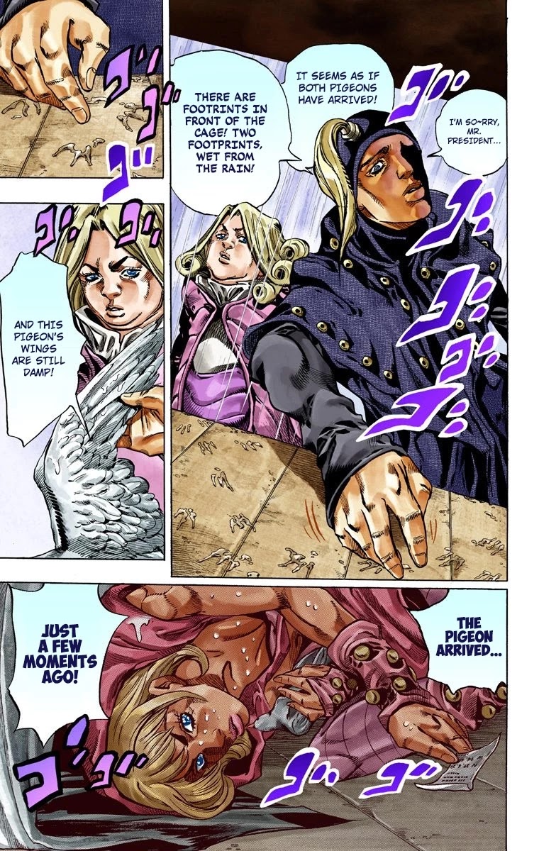 JoJo's Bizarre Adventure Part 7 - Steel Ball Run (Official Colored) Chapter 36 page 42 - Chapter 36: The Green Tombstone Part 1