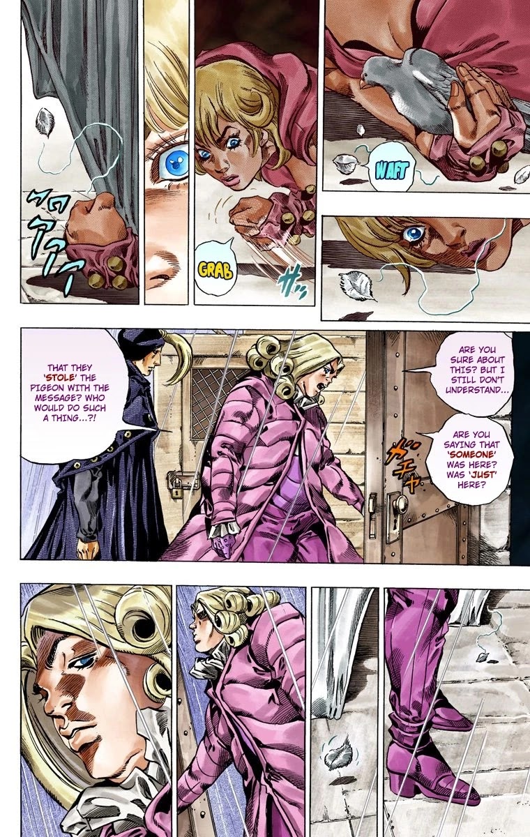 JoJo's Bizarre Adventure Part 7 - Steel Ball Run (Official Colored) Chapter 36 page 43 - Chapter 36: The Green Tombstone Part 1