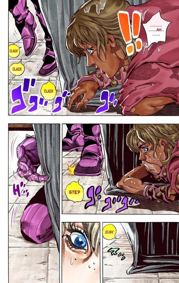 JoJo's Bizarre Adventure Part 7 - Steel Ball Run (Official Colored) Chapter 36 page 45 - Chapter 36: The Green Tombstone Part 1