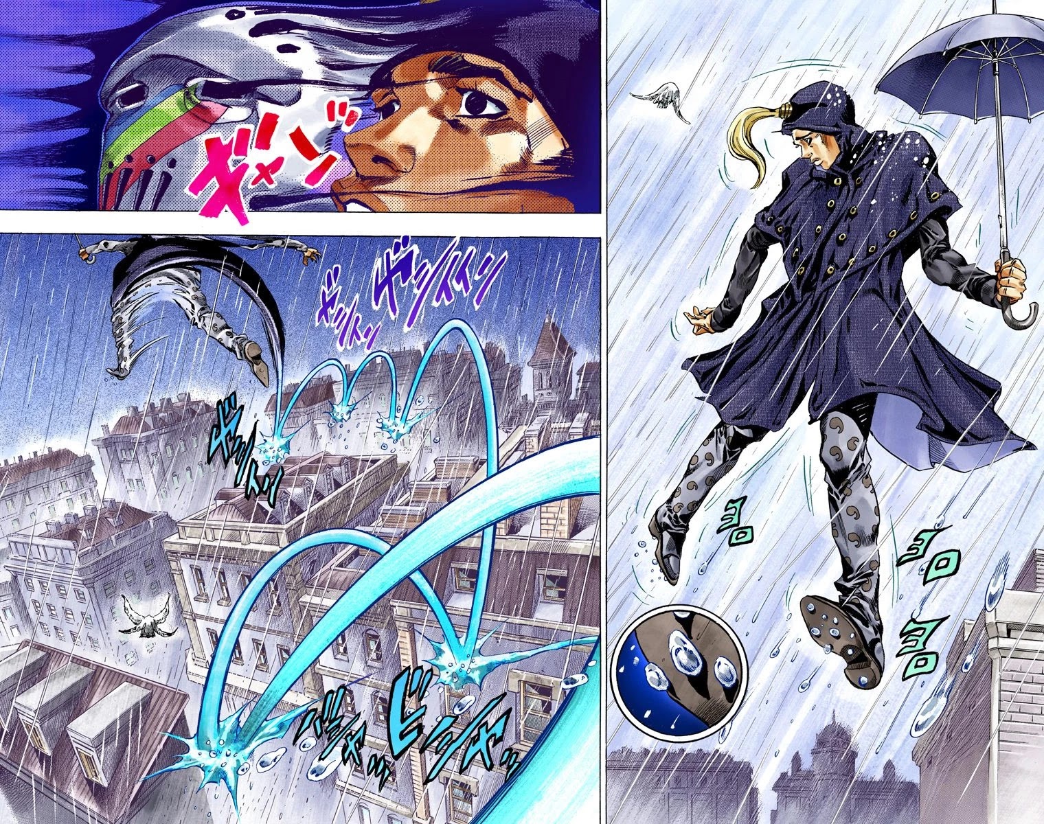 JoJo's Bizarre Adventure Part 7 - Steel Ball Run (Official Colored) Chapter 36 page 48 - Chapter 36: The Green Tombstone Part 1