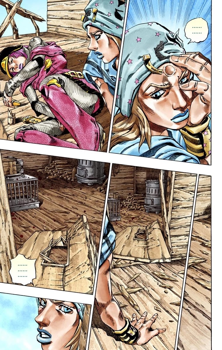 JoJo's Bizarre Adventure Part 7 - Steel Ball Run (Official Colored) Chapter 36 page 5 - Chapter 36: The Green Tombstone Part 1