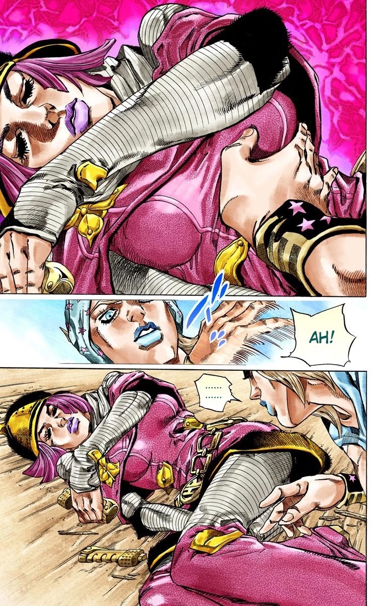 JoJo's Bizarre Adventure Part 7 - Steel Ball Run (Official Colored) Chapter 36 page 9 - Chapter 36: The Green Tombstone Part 1