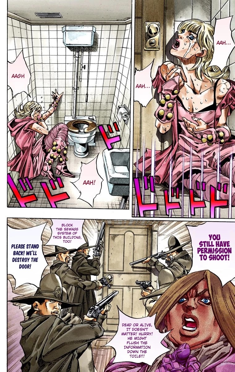 JoJo's Bizarre Adventure Part 7 - Steel Ball Run (Official Colored) Chapter 37 page 13 - Chapter 37: The Green Tombstone Part 2