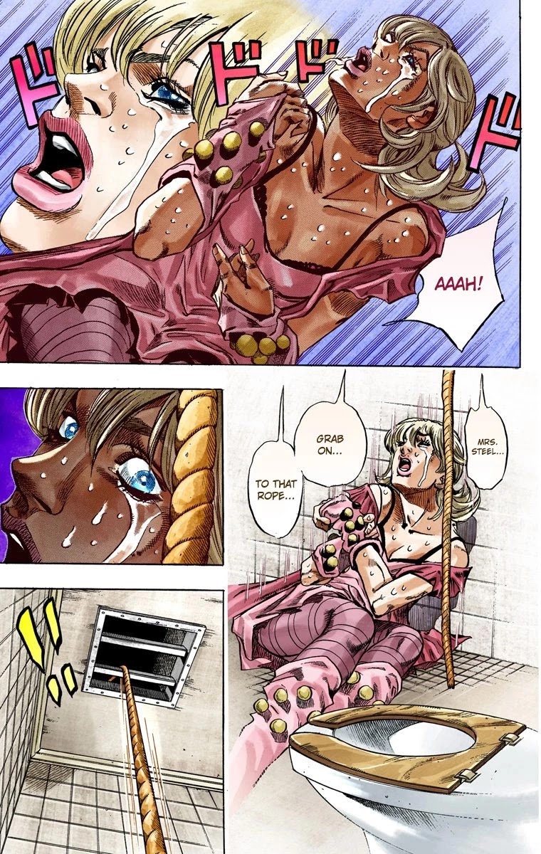 JoJo's Bizarre Adventure Part 7 - Steel Ball Run (Official Colored) Chapter 37 page 14 - Chapter 37: The Green Tombstone Part 2