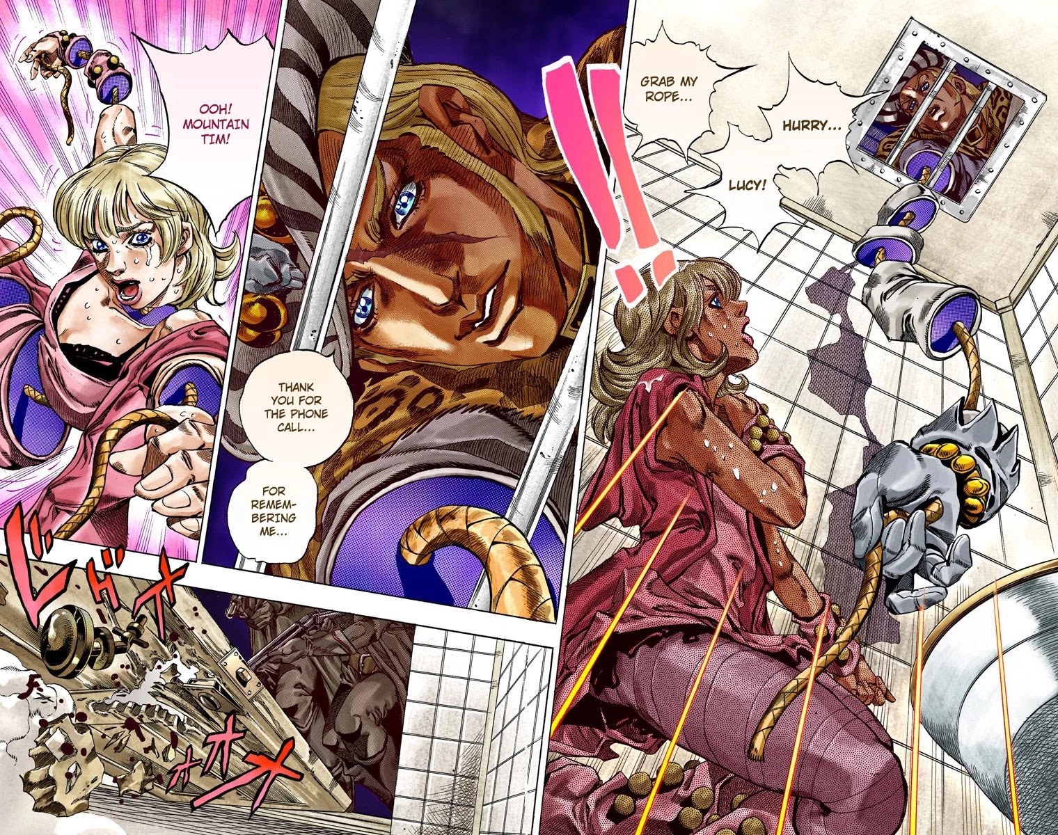 JoJo's Bizarre Adventure Part 7 - Steel Ball Run (Official Colored) Chapter 37 page 15 - Chapter 37: The Green Tombstone Part 2