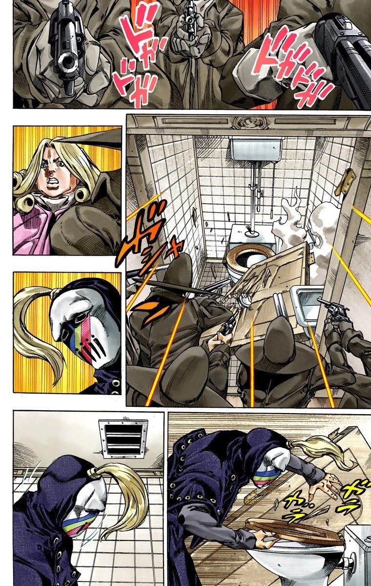 JoJo's Bizarre Adventure Part 7 - Steel Ball Run (Official Colored) Chapter 37 page 16 - Chapter 37: The Green Tombstone Part 2