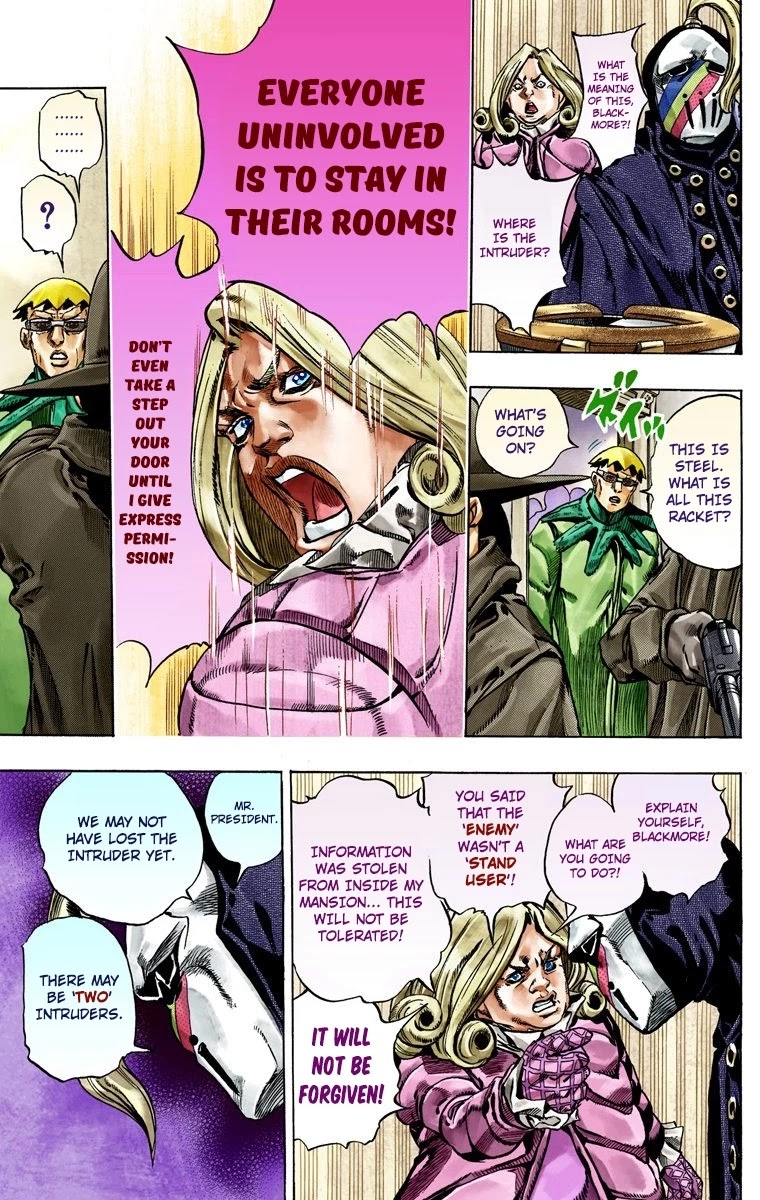 JoJo's Bizarre Adventure Part 7 - Steel Ball Run (Official Colored) Chapter 37 page 17 - Chapter 37: The Green Tombstone Part 2