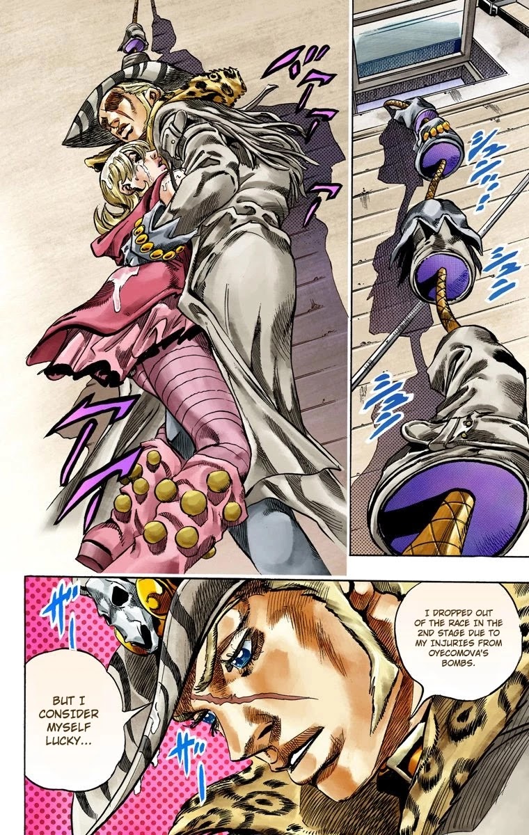 JoJo's Bizarre Adventure Part 7 - Steel Ball Run (Official Colored) Chapter 37 page 19 - Chapter 37: The Green Tombstone Part 2