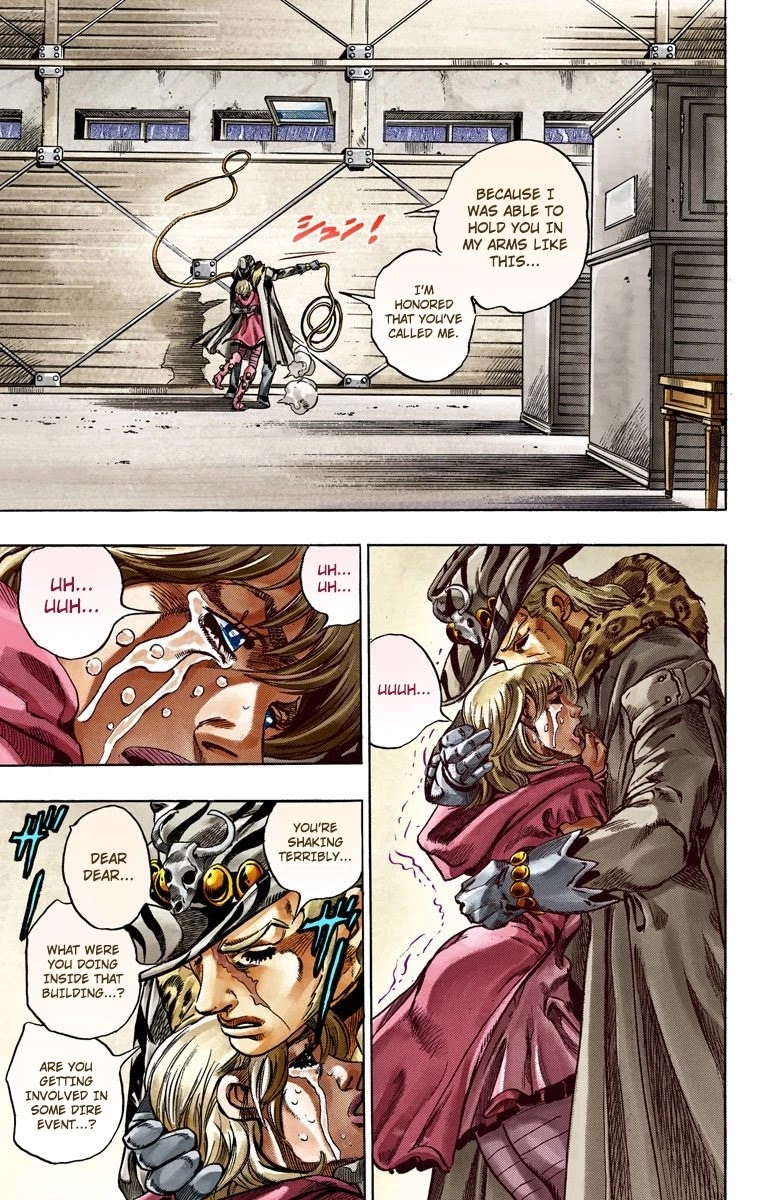 JoJo's Bizarre Adventure Part 7 - Steel Ball Run (Official Colored) Chapter 37 page 20 - Chapter 37: The Green Tombstone Part 2