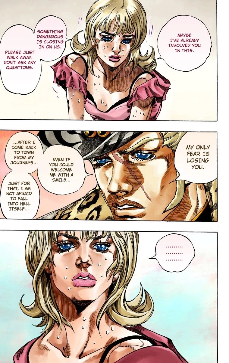 JoJo's Bizarre Adventure Part 7 - Steel Ball Run (Official Colored) Chapter 37 page 22 - Chapter 37: The Green Tombstone Part 2