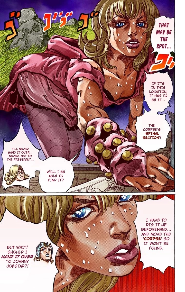 JoJo's Bizarre Adventure Part 7 - Steel Ball Run (Official Colored) Chapter 37 page 26 - Chapter 37: The Green Tombstone Part 2