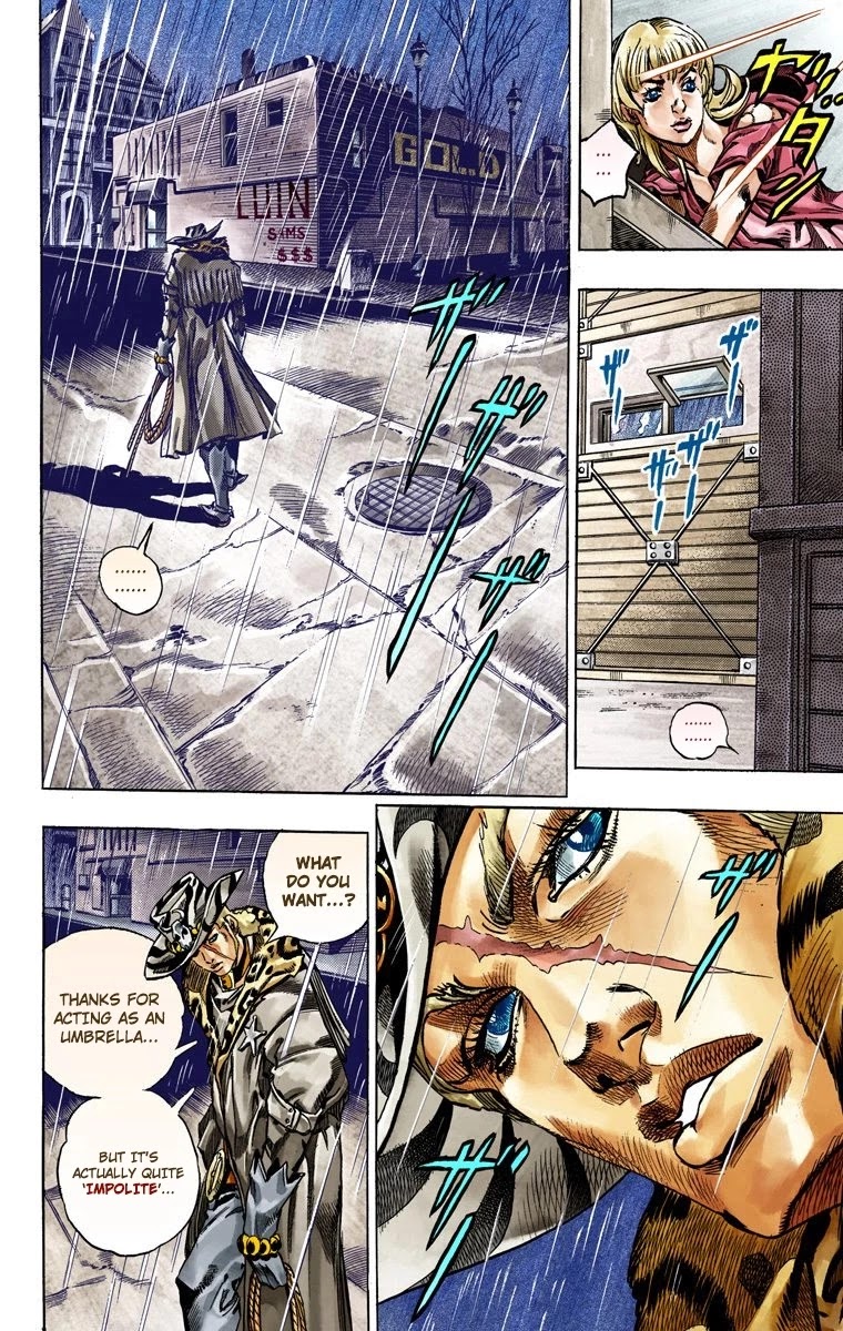JoJo's Bizarre Adventure Part 7 - Steel Ball Run (Official Colored) Chapter 37 page 27 - Chapter 37: The Green Tombstone Part 2