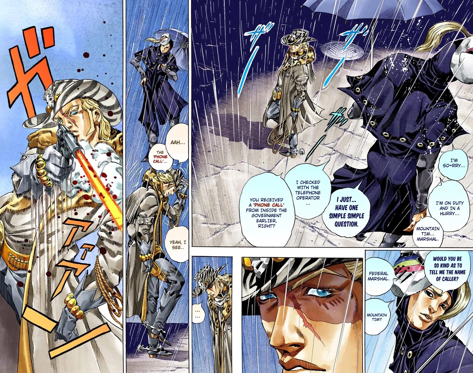 JoJo's Bizarre Adventure Part 7 - Steel Ball Run (Official Colored) Chapter 37 page 29 - Chapter 37: The Green Tombstone Part 2