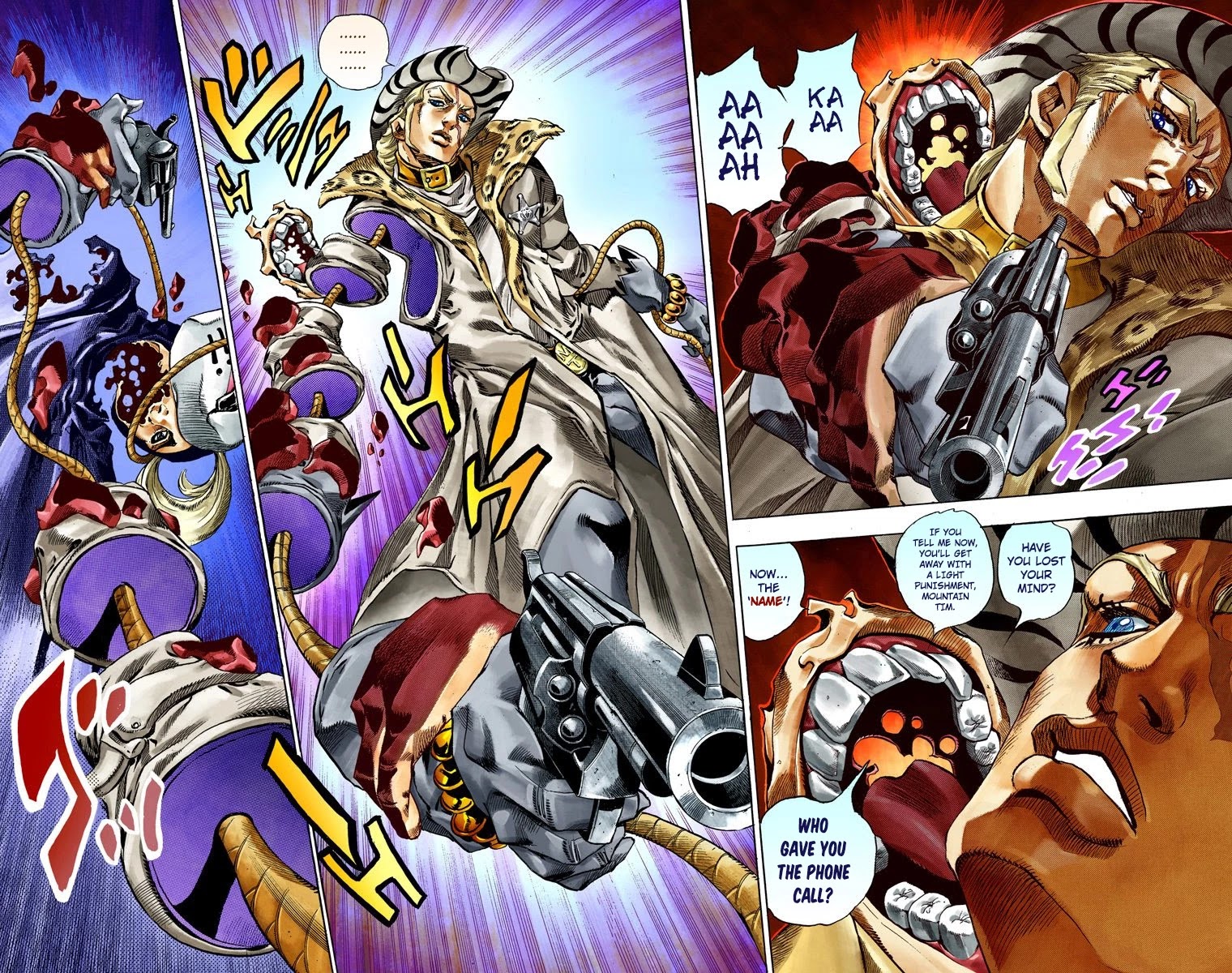 JoJo's Bizarre Adventure Part 7 - Steel Ball Run (Official Colored) Chapter 37 page 32 - Chapter 37: The Green Tombstone Part 2