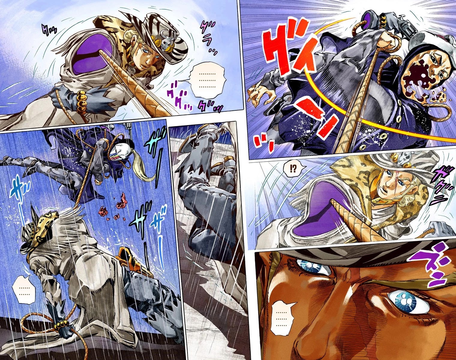 JoJo's Bizarre Adventure Part 7 - Steel Ball Run (Official Colored) Chapter 37 page 34 - Chapter 37: The Green Tombstone Part 2