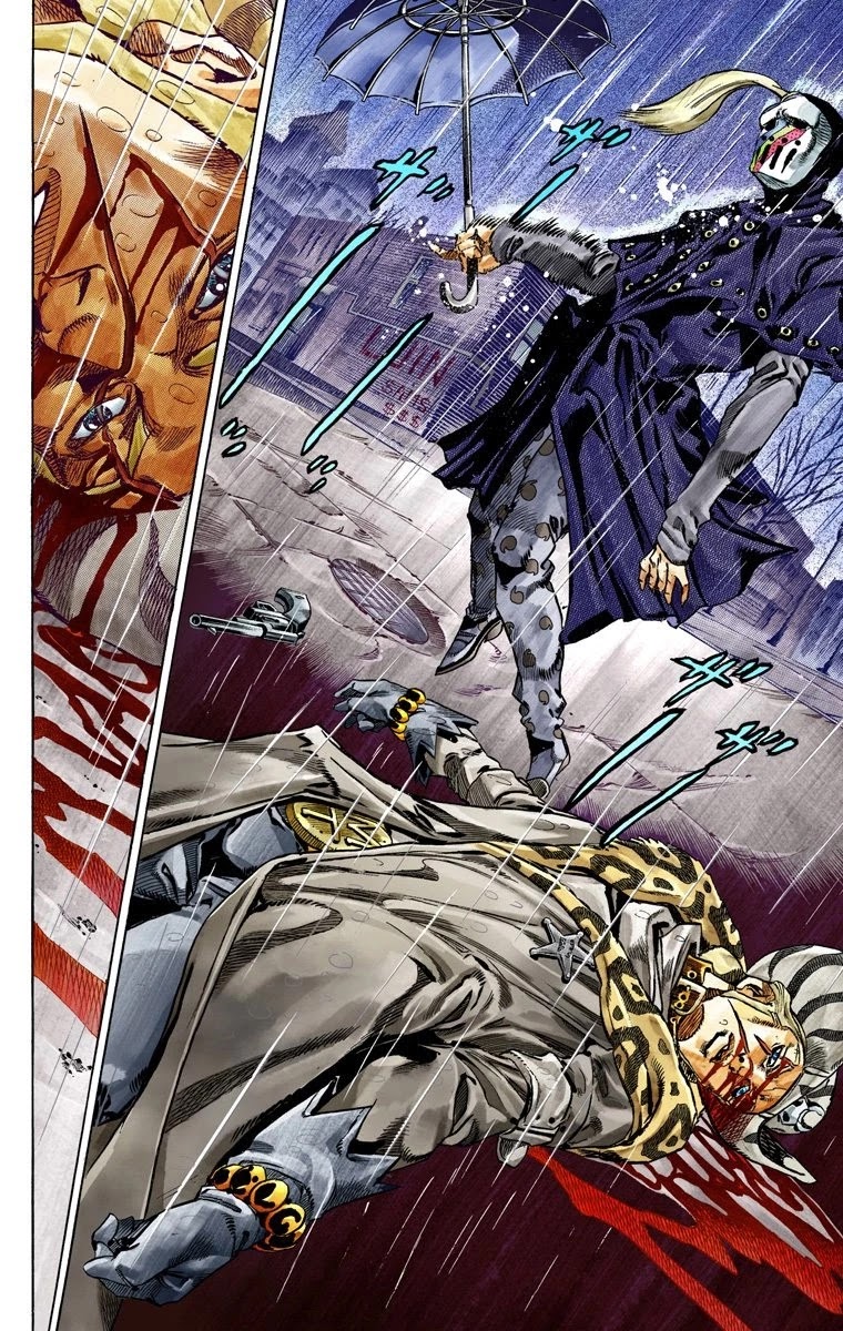 JoJo's Bizarre Adventure Part 7 - Steel Ball Run (Official Colored) Chapter 37 page 36 - Chapter 37: The Green Tombstone Part 2