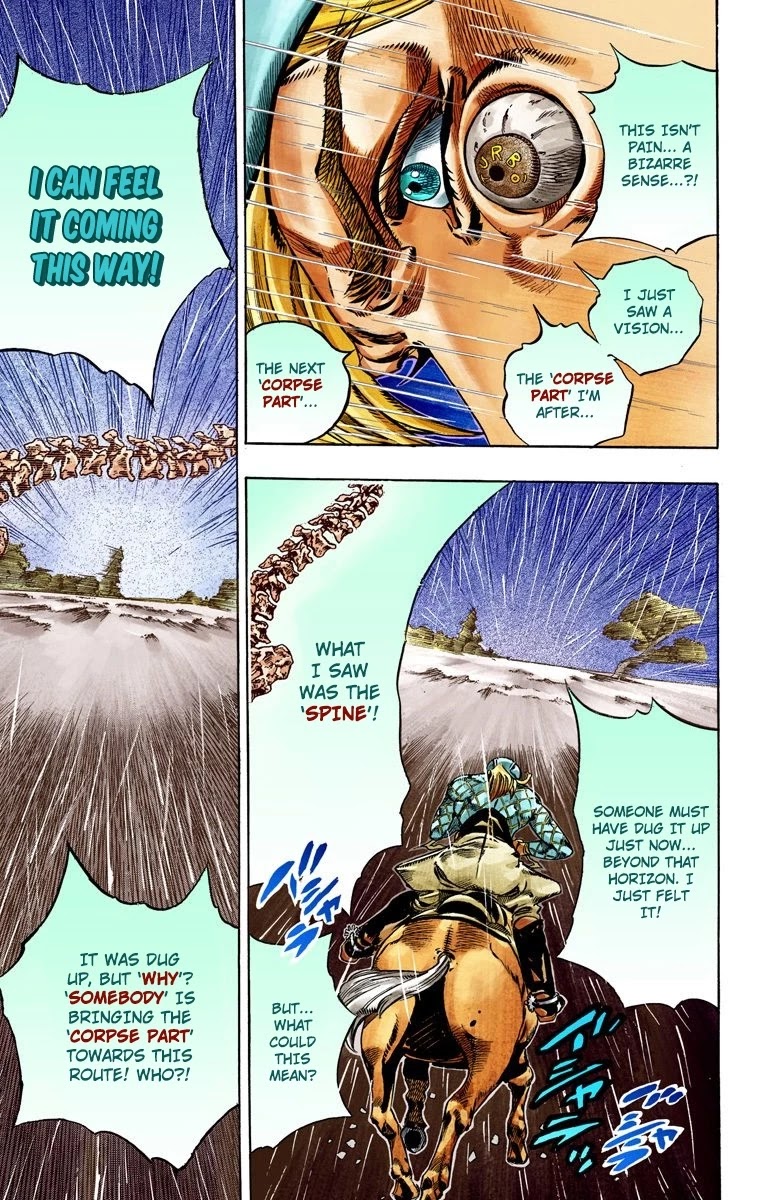 JoJo's Bizarre Adventure Part 7 - Steel Ball Run (Official Colored) Chapter 37 page 45 - Chapter 37: The Green Tombstone Part 2