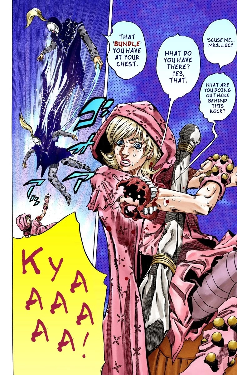 JoJo's Bizarre Adventure Part 7 - Steel Ball Run (Official Colored) Chapter 37 page 47 - Chapter 37: The Green Tombstone Part 2