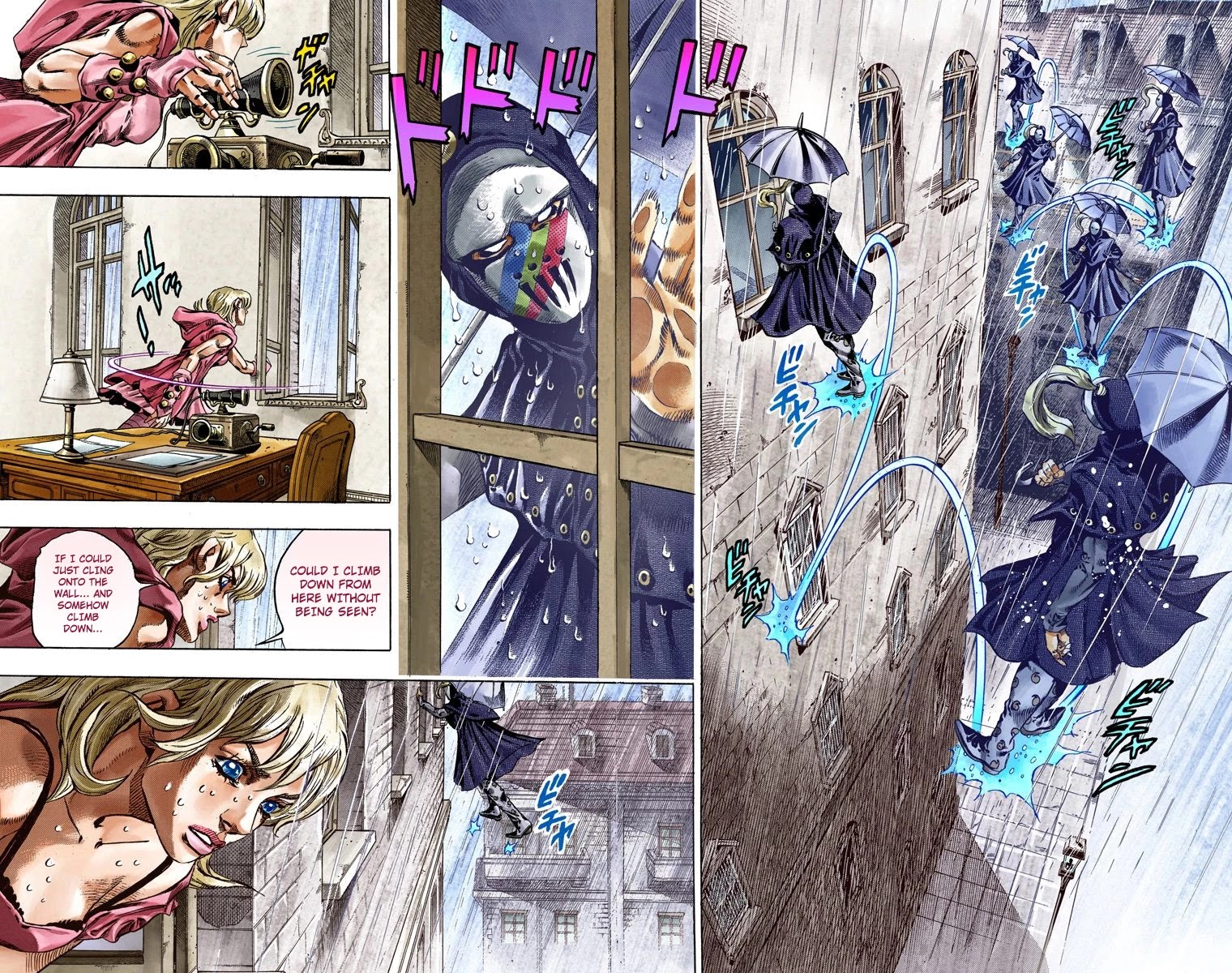 JoJo's Bizarre Adventure Part 7 - Steel Ball Run (Official Colored) Chapter 37 page 8 - Chapter 37: The Green Tombstone Part 2
