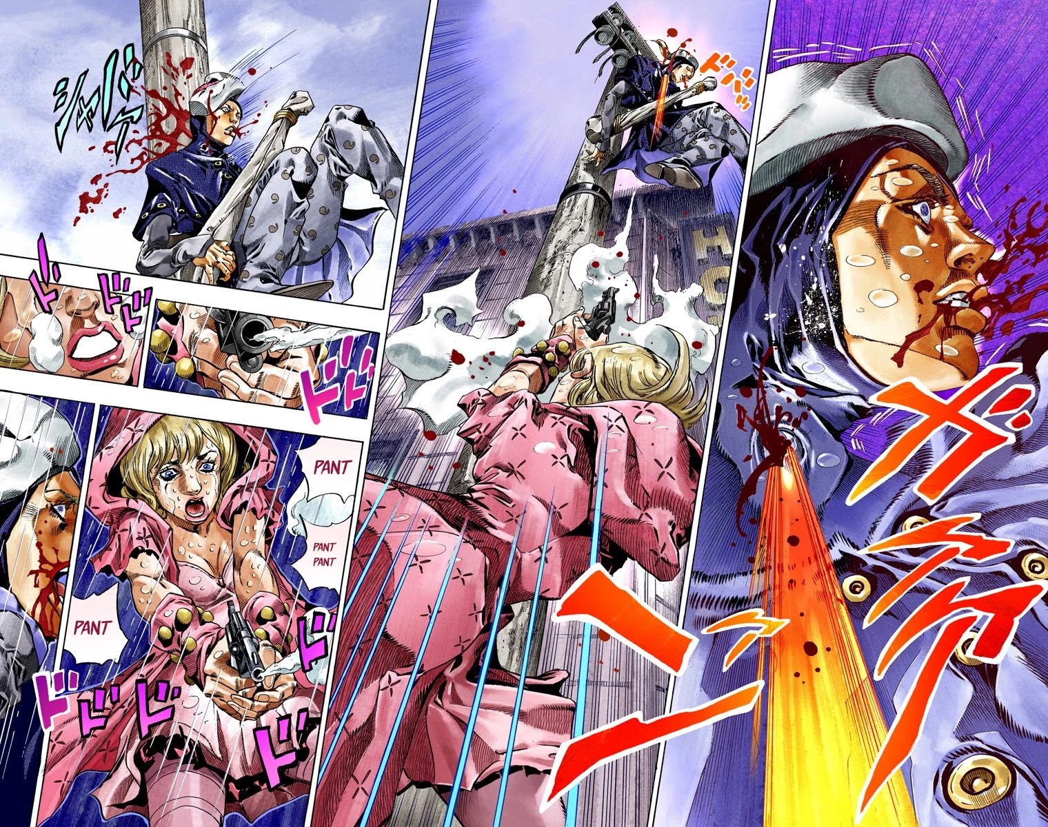 JoJo's Bizarre Adventure Part 7 - Steel Ball Run (Official Colored) Chapter 38 page 13 - Chapter 38: Catch the Rainbow (On That Stormy Night) Part 1