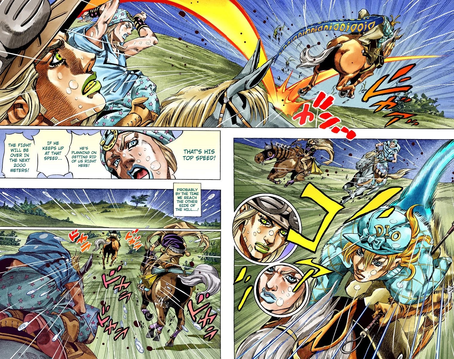 JoJo's Bizarre Adventure Part 7 - Steel Ball Run (Official Colored) Chapter 38 page 26 - Chapter 38: Catch the Rainbow (On That Stormy Night) Part 1