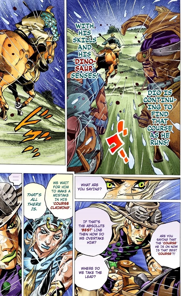 JoJo's Bizarre Adventure Part 7 - Steel Ball Run (Official Colored) Chapter 38 page 29 - Chapter 38: Catch the Rainbow (On That Stormy Night) Part 1