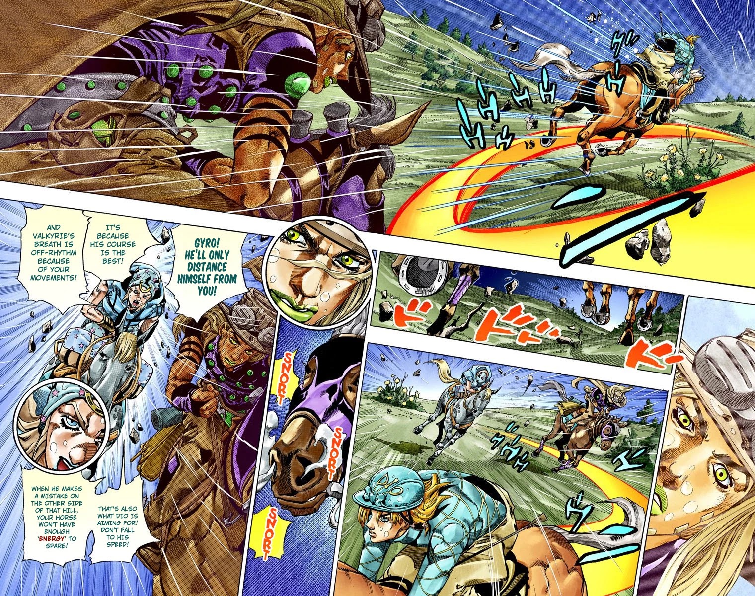 JoJo's Bizarre Adventure Part 7 - Steel Ball Run (Official Colored) Chapter 38 page 32 - Chapter 38: Catch the Rainbow (On That Stormy Night) Part 1