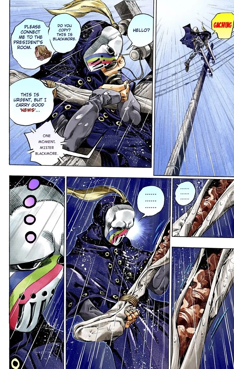 JoJo's Bizarre Adventure Part 7 - Steel Ball Run (Official Colored) Chapter 38 page 6 - Chapter 38: Catch the Rainbow (On That Stormy Night) Part 1