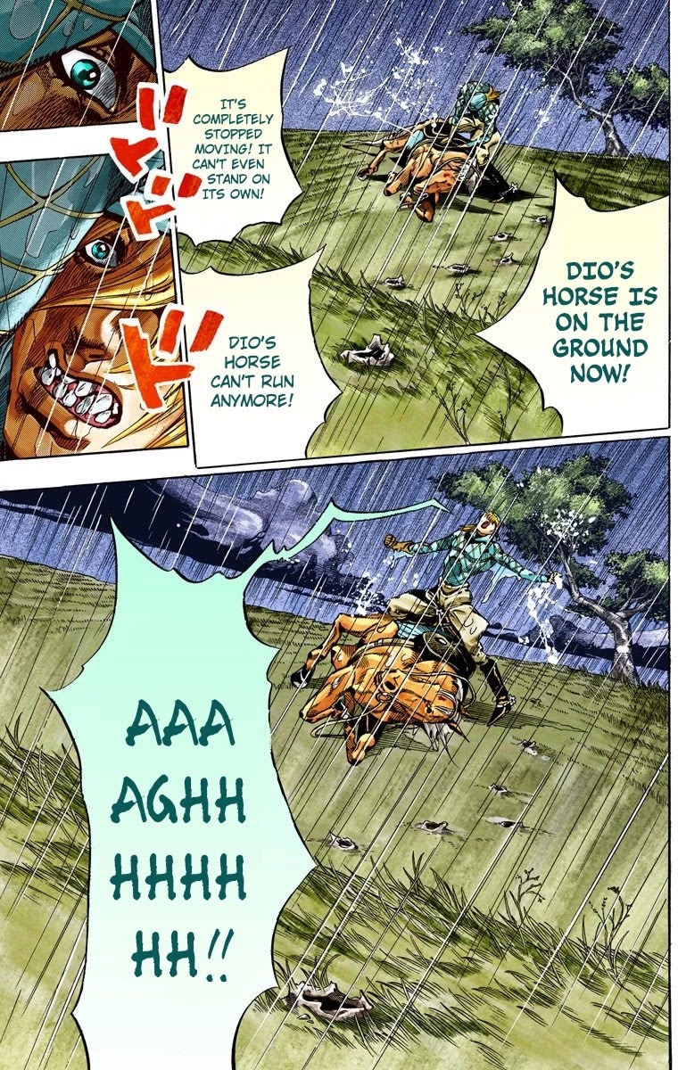 JoJo's Bizarre Adventure Part 7 - Steel Ball Run (Official Colored) Chapter 39 page 17 - Chapter 39: Catch the Rainbow (On That Stormy Night) Part 2