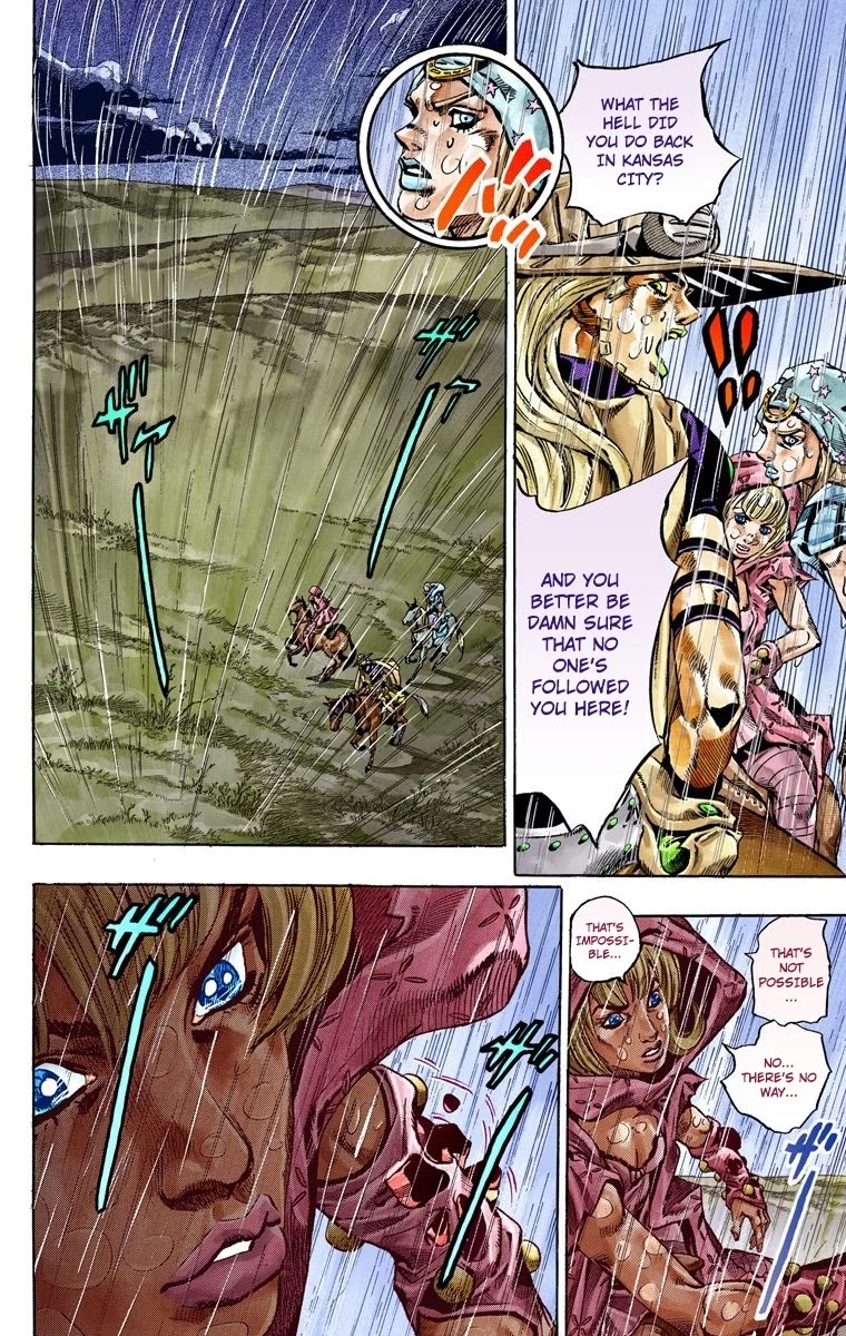 JoJo's Bizarre Adventure Part 7 - Steel Ball Run (Official Colored) Chapter 39 page 26 - Chapter 39: Catch the Rainbow (On That Stormy Night) Part 2