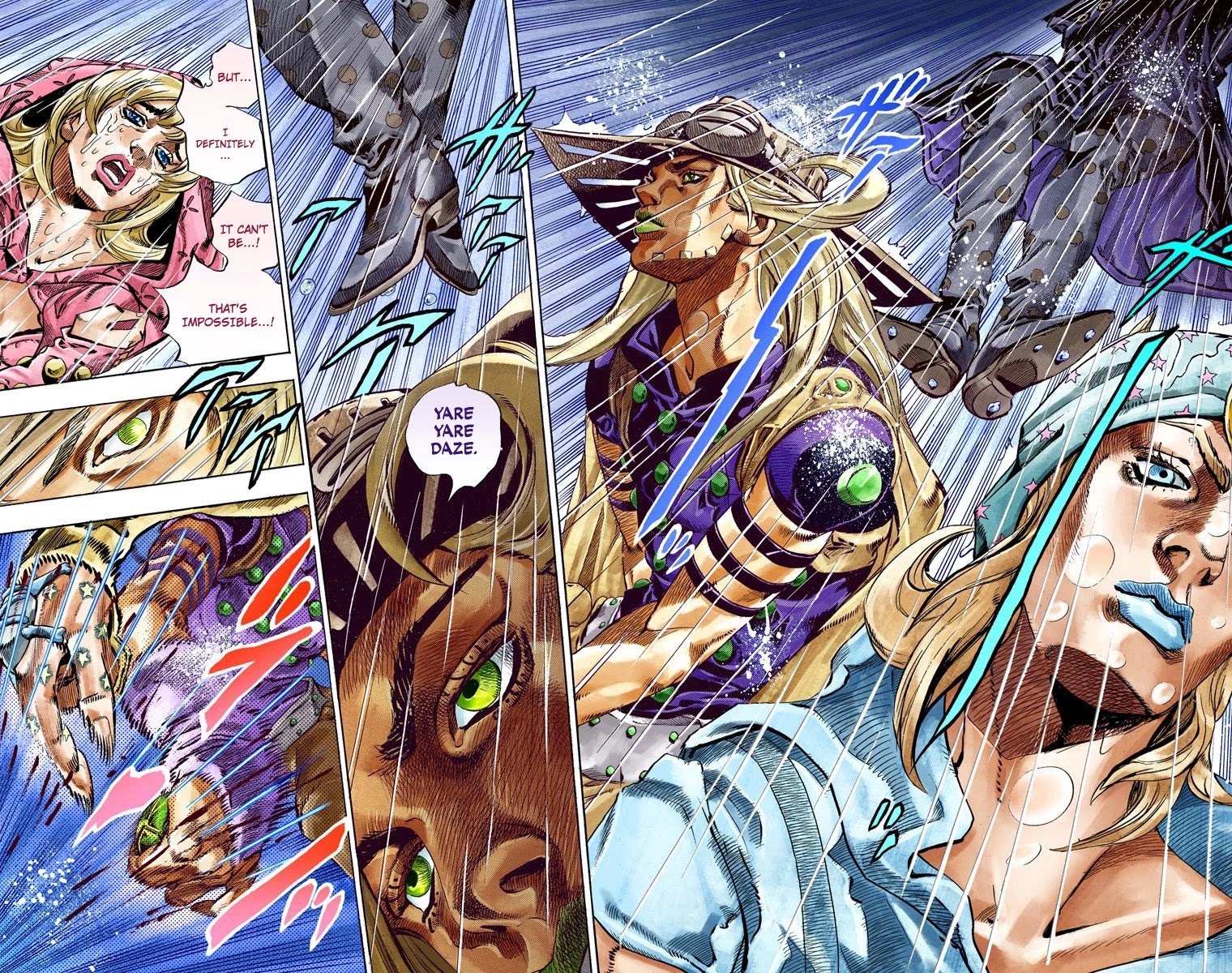 JoJo's Bizarre Adventure Part 7 - Steel Ball Run (Official Colored) Chapter 39 page 28 - Chapter 39: Catch the Rainbow (On That Stormy Night) Part 2