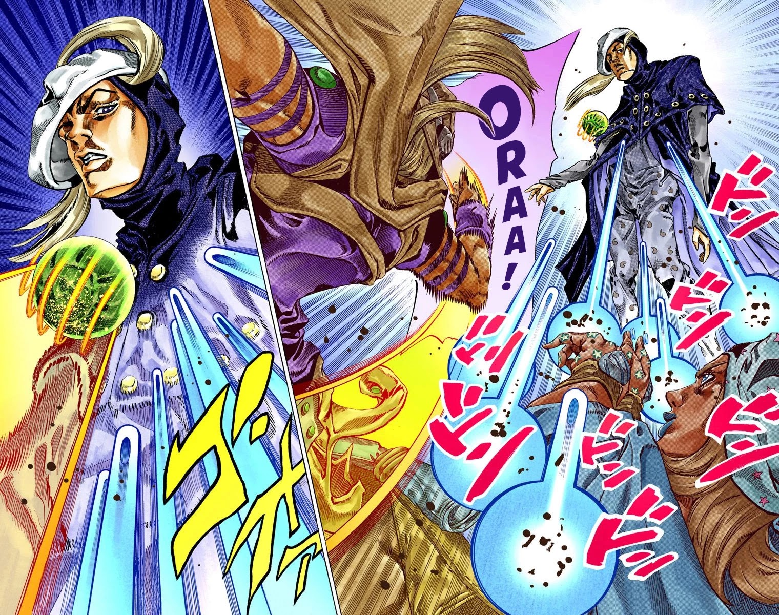 JoJo's Bizarre Adventure Part 7 - Steel Ball Run (Official Colored) Chapter 39 page 29 - Chapter 39: Catch the Rainbow (On That Stormy Night) Part 2