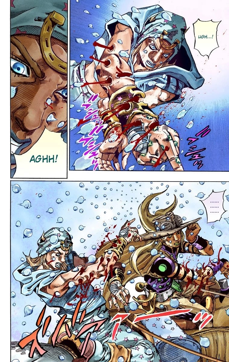 JoJo's Bizarre Adventure Part 7 - Steel Ball Run (Official Colored) Chapter 39 page 31 - Chapter 39: Catch the Rainbow (On That Stormy Night) Part 2