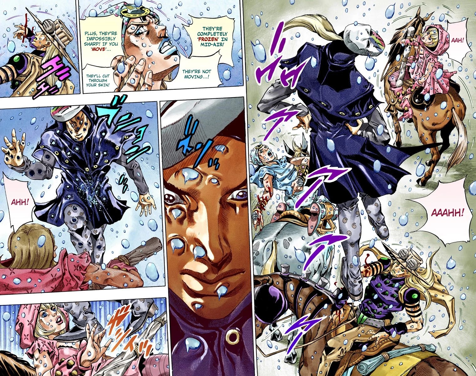JoJo's Bizarre Adventure Part 7 - Steel Ball Run (Official Colored) Chapter 39 page 33 - Chapter 39: Catch the Rainbow (On That Stormy Night) Part 2