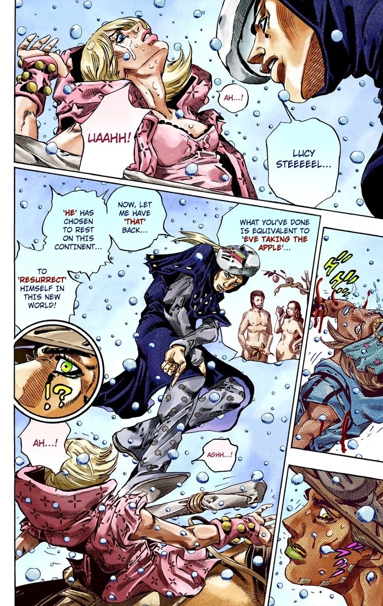JoJo's Bizarre Adventure Part 7 - Steel Ball Run (Official Colored) Chapter 39 page 34 - Chapter 39: Catch the Rainbow (On That Stormy Night) Part 2