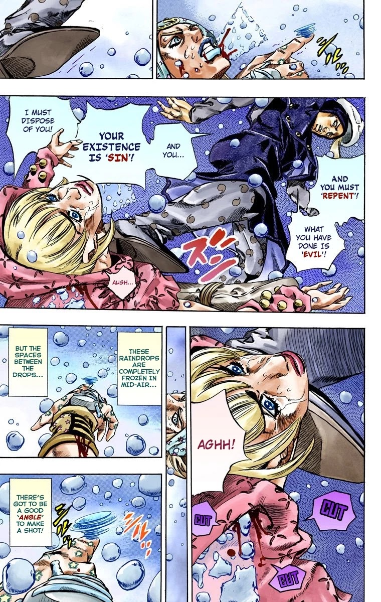 JoJo's Bizarre Adventure Part 7 - Steel Ball Run (Official Colored) Chapter 39 page 35 - Chapter 39: Catch the Rainbow (On That Stormy Night) Part 2