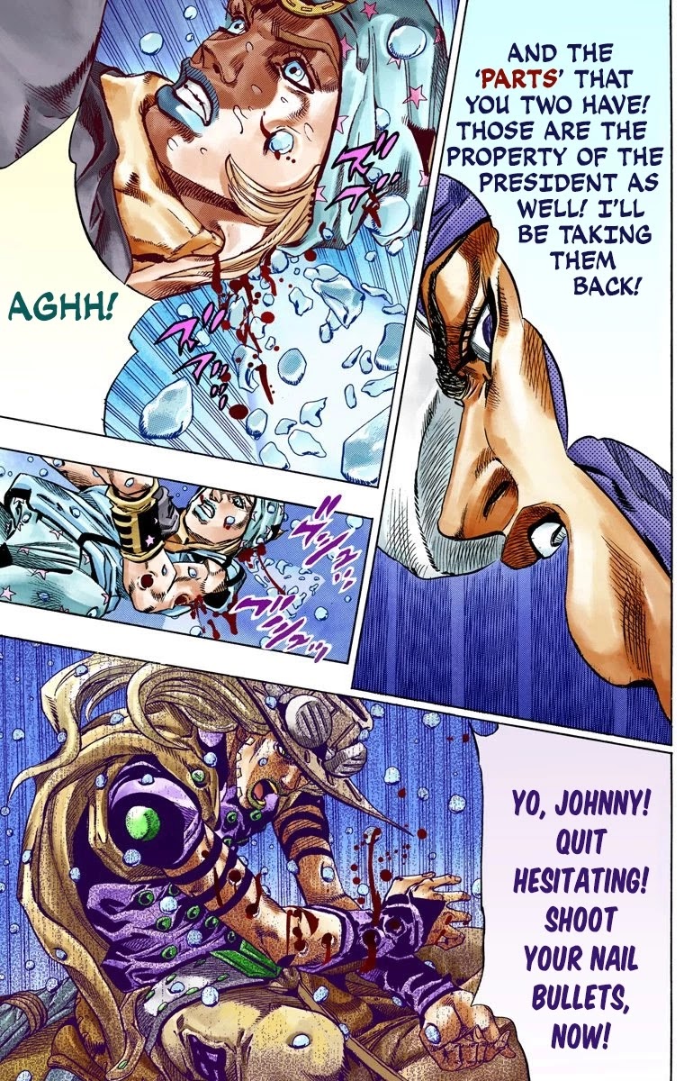 JoJo's Bizarre Adventure Part 7 - Steel Ball Run (Official Colored) Chapter 39 page 37 - Chapter 39: Catch the Rainbow (On That Stormy Night) Part 2