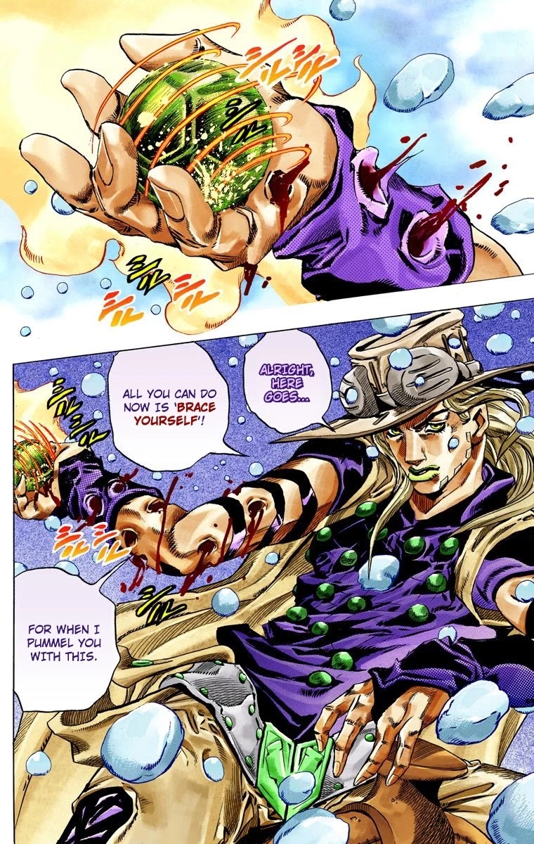 JoJo's Bizarre Adventure Part 7 - Steel Ball Run (Official Colored) Chapter 39 page 39 - Chapter 39: Catch the Rainbow (On That Stormy Night) Part 2