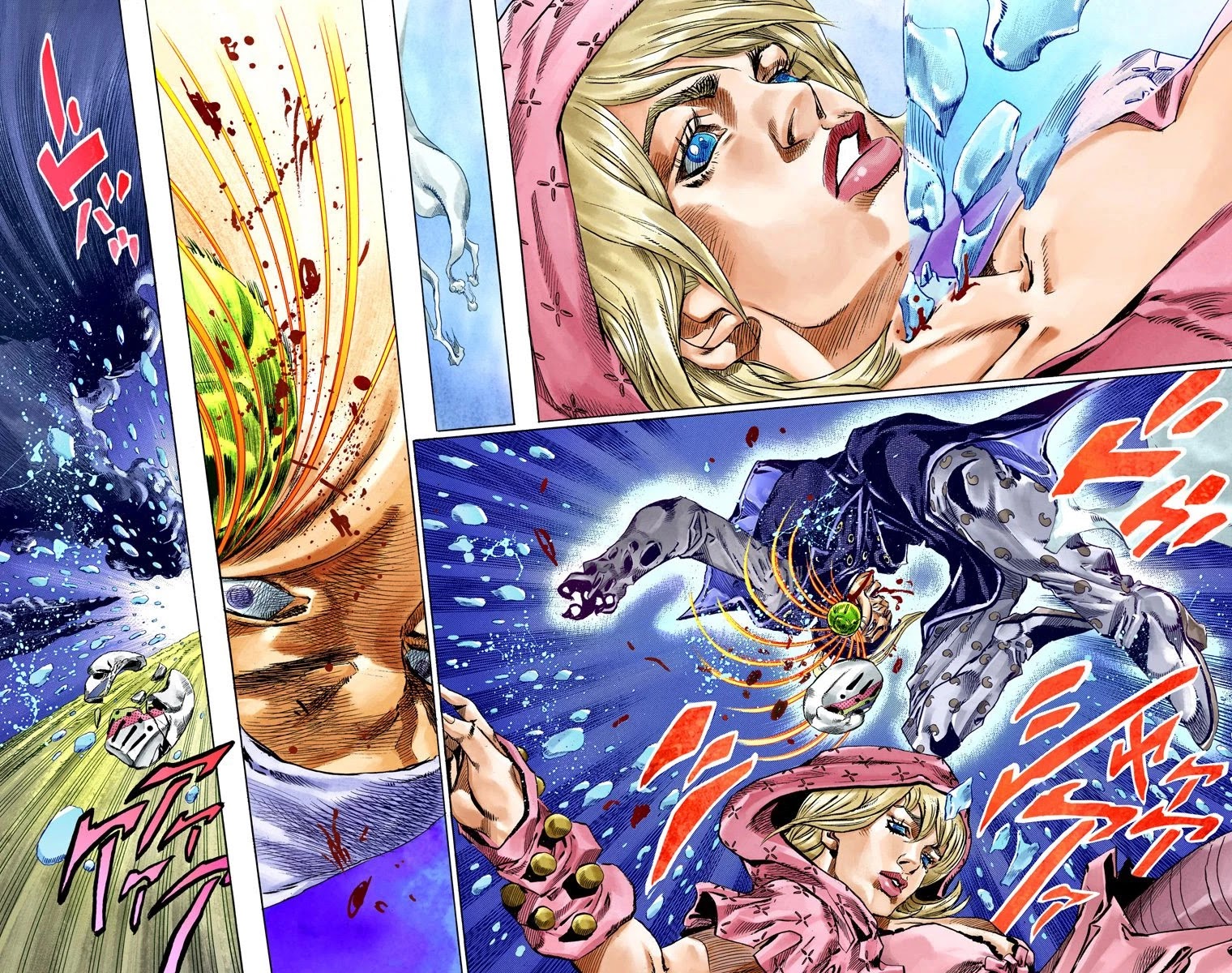 JoJo's Bizarre Adventure Part 7 - Steel Ball Run (Official Colored) Chapter 39 page 45 - Chapter 39: Catch the Rainbow (On That Stormy Night) Part 2