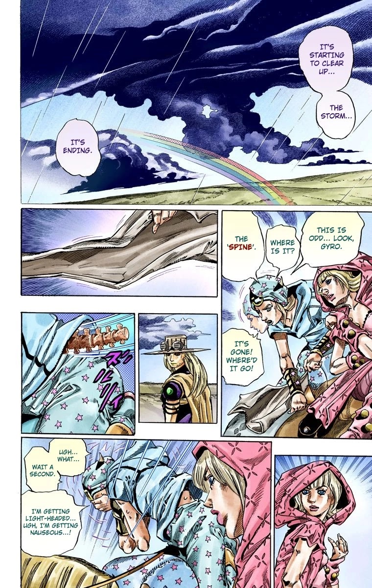 JoJo's Bizarre Adventure Part 7 - Steel Ball Run (Official Colored) Chapter 39 page 47 - Chapter 39: Catch the Rainbow (On That Stormy Night) Part 2