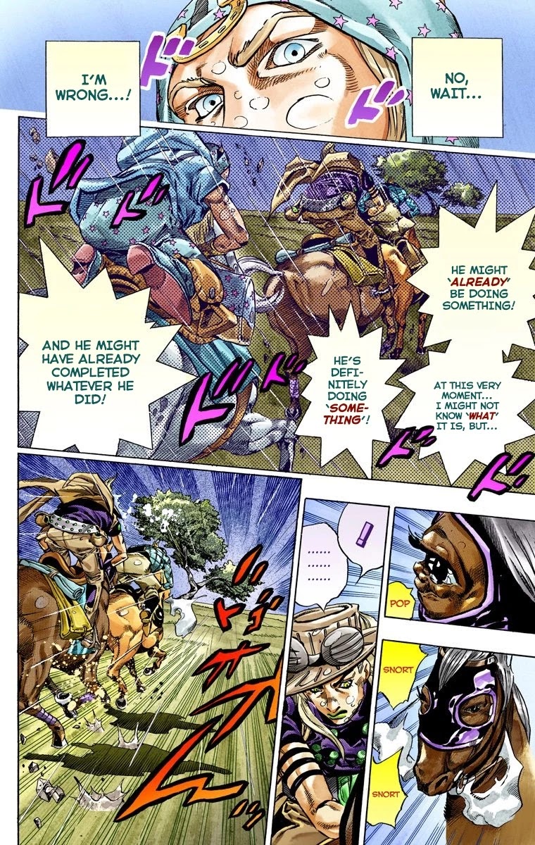 JoJo's Bizarre Adventure Part 7 - Steel Ball Run (Official Colored) Chapter 39 page 7 - Chapter 39: Catch the Rainbow (On That Stormy Night) Part 2