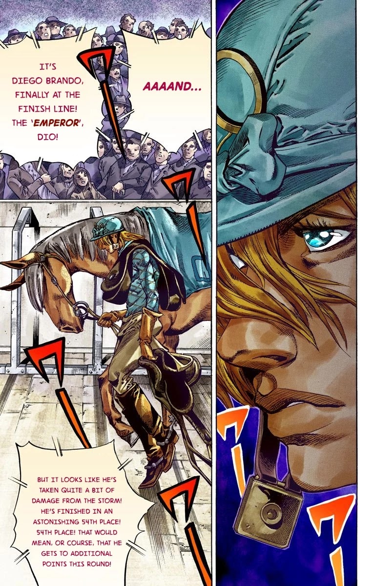 JoJo's Bizarre Adventure Part 7 - Steel Ball Run (Official Colored) Chapter 40 page 14 - Chapter 40: A Silent Way Part 1