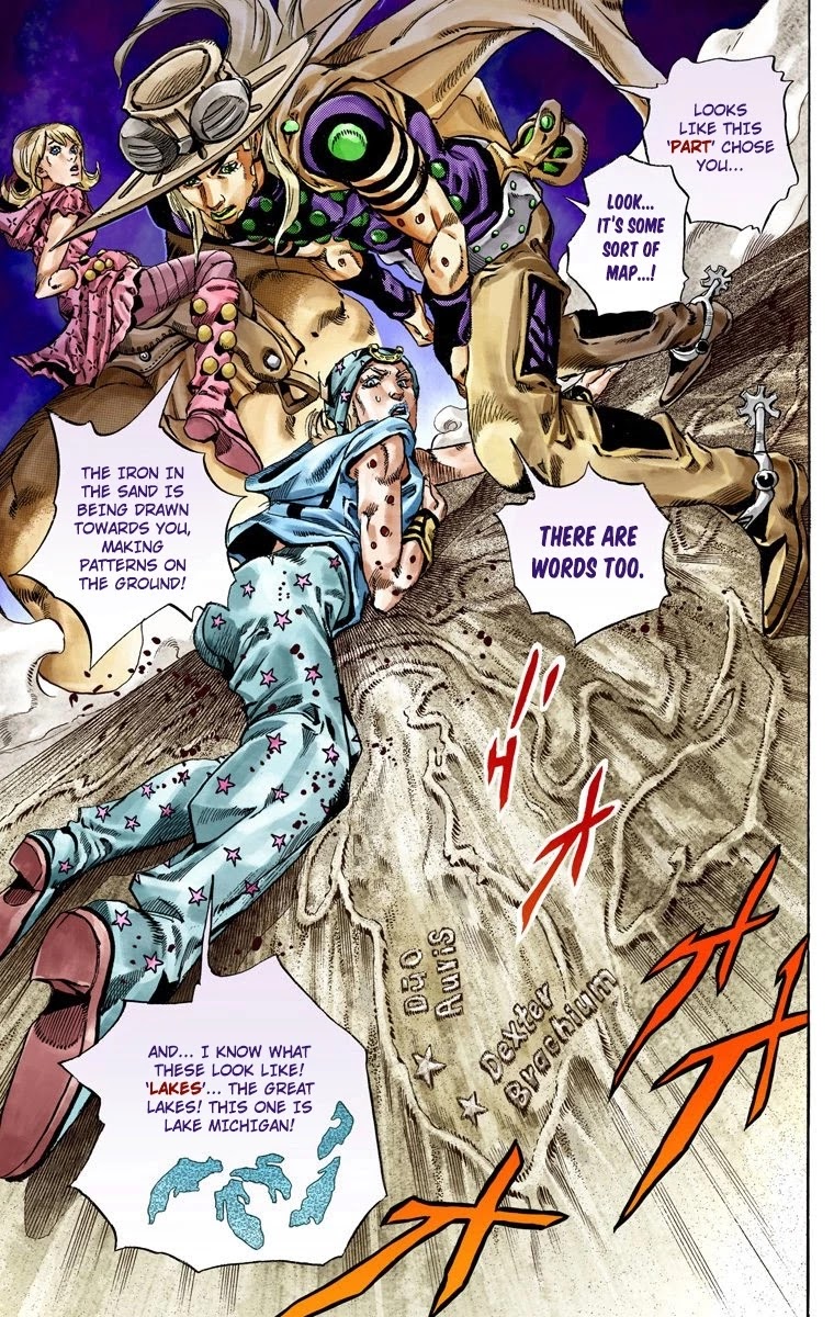 JoJo's Bizarre Adventure Part 7 - Steel Ball Run (Official Colored) Chapter 40 page 18 - Chapter 40: A Silent Way Part 1