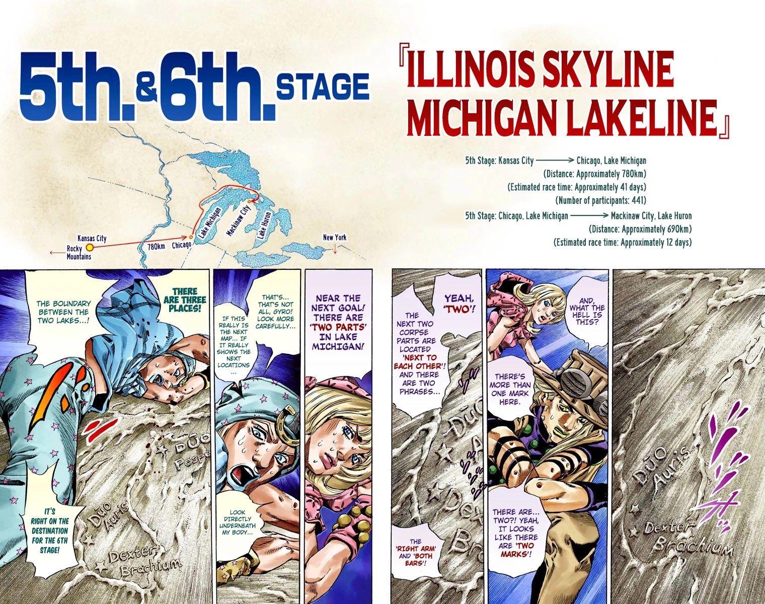 JoJo's Bizarre Adventure Part 7 - Steel Ball Run (Official Colored) Chapter 40 page 19 - Chapter 40: A Silent Way Part 1