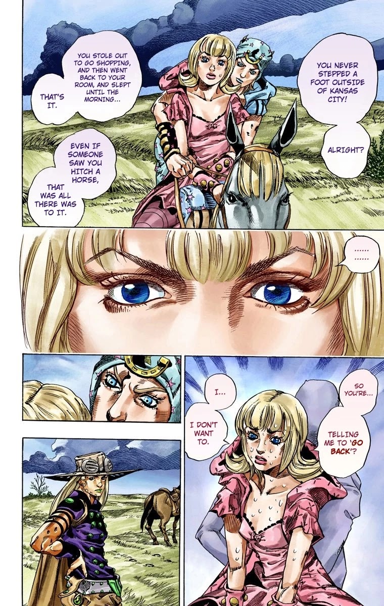 JoJo's Bizarre Adventure Part 7 - Steel Ball Run (Official Colored) Chapter 40 page 26 - Chapter 40: A Silent Way Part 1