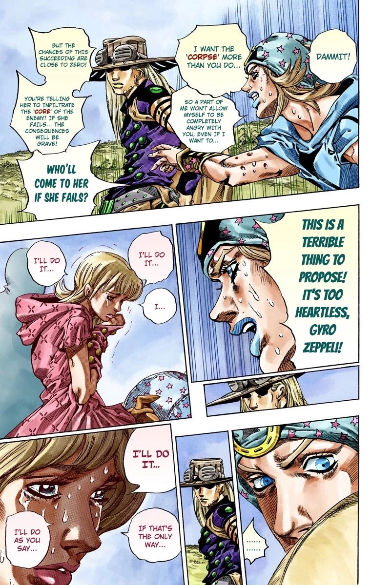 JoJo's Bizarre Adventure Part 7 - Steel Ball Run (Official Colored) Chapter 40 page 32 - Chapter 40: A Silent Way Part 1