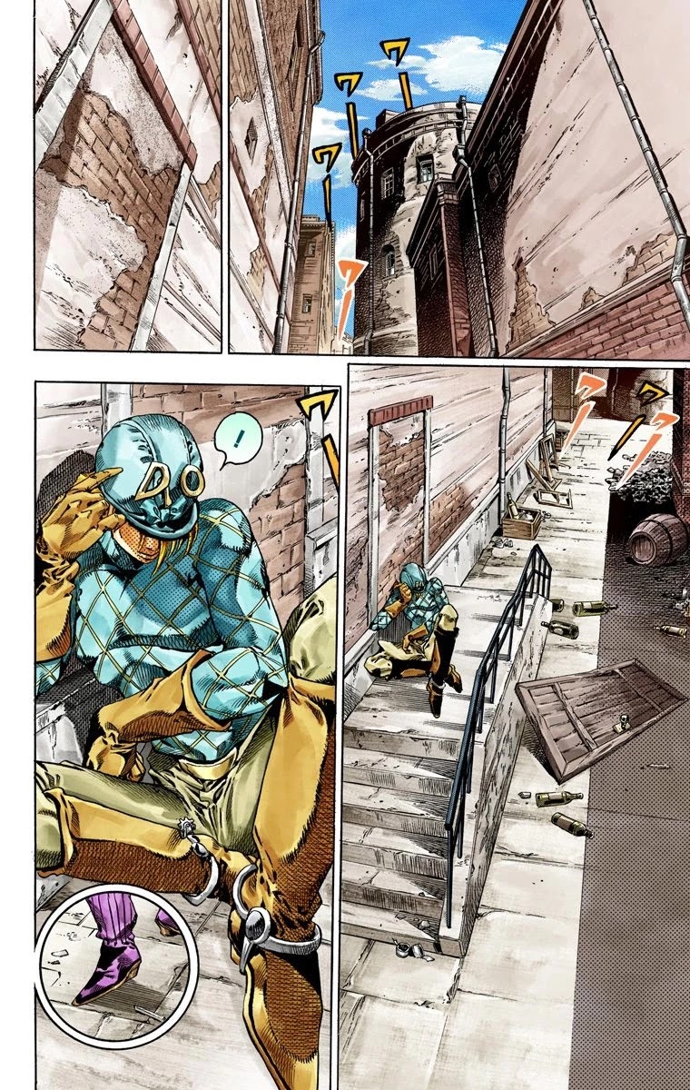 JoJo's Bizarre Adventure Part 7 - Steel Ball Run (Official Colored) Chapter 40 page 34 - Chapter 40: A Silent Way Part 1