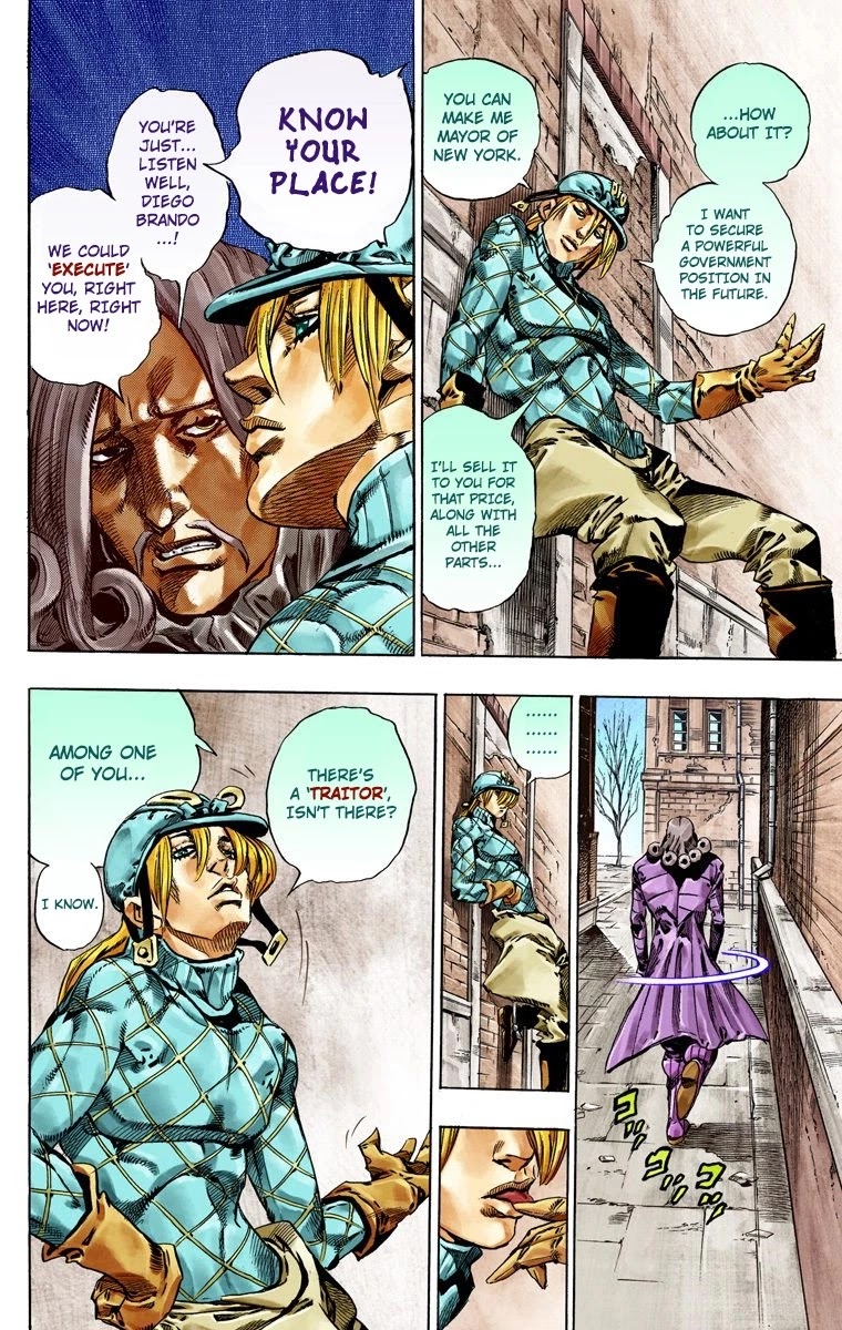 JoJo's Bizarre Adventure Part 7 - Steel Ball Run (Official Colored) Chapter 40 page 40 - Chapter 40: A Silent Way Part 1