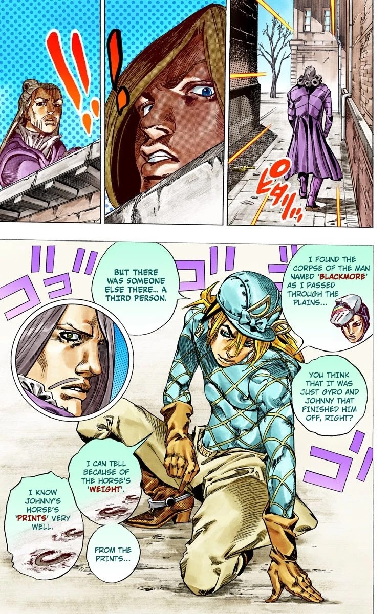 JoJo's Bizarre Adventure Part 7 - Steel Ball Run (Official Colored) Chapter 40 page 41 - Chapter 40: A Silent Way Part 1